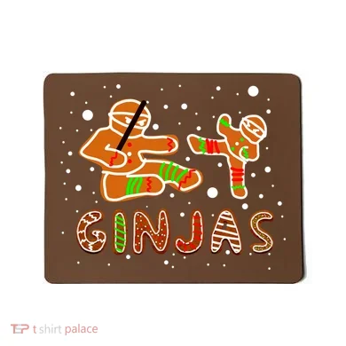 Ginjas Funny Gingerbread Christmas Mousepad