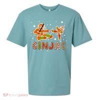 Ginjas Funny Gingerbread Christmas Sueded Cloud Jersey T-Shirt thumb 0