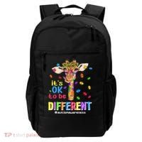 Giraffe It's Ok To Be Different Autism Awareness Acceptance Cute Gift Backpack thumb 0