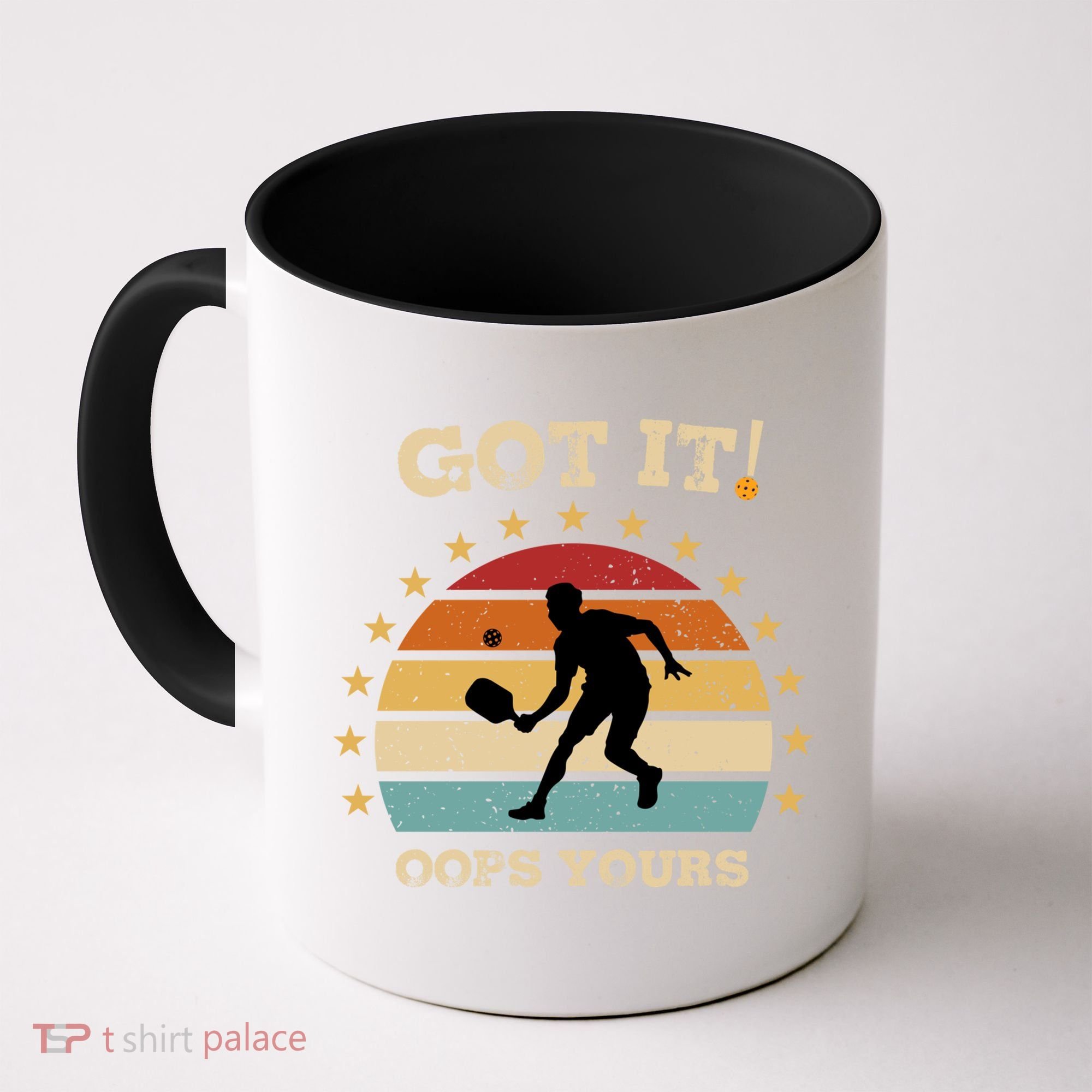 Got It Oops Yours Funny Pickleball Lovers Retro Distressed Gift Coffee Mug