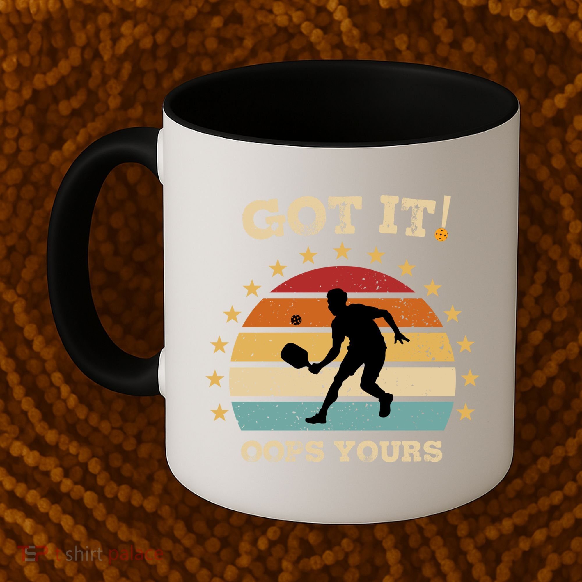 Got It Oops Yours Funny Pickleball Lovers Retro Distressed Gift Coffee Mug