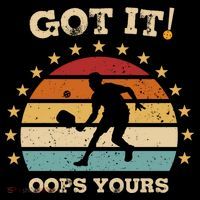 Got It Oops Yours Funny Pickleball Lovers Retro Distressed Gift Women's Hoodie thumb 2