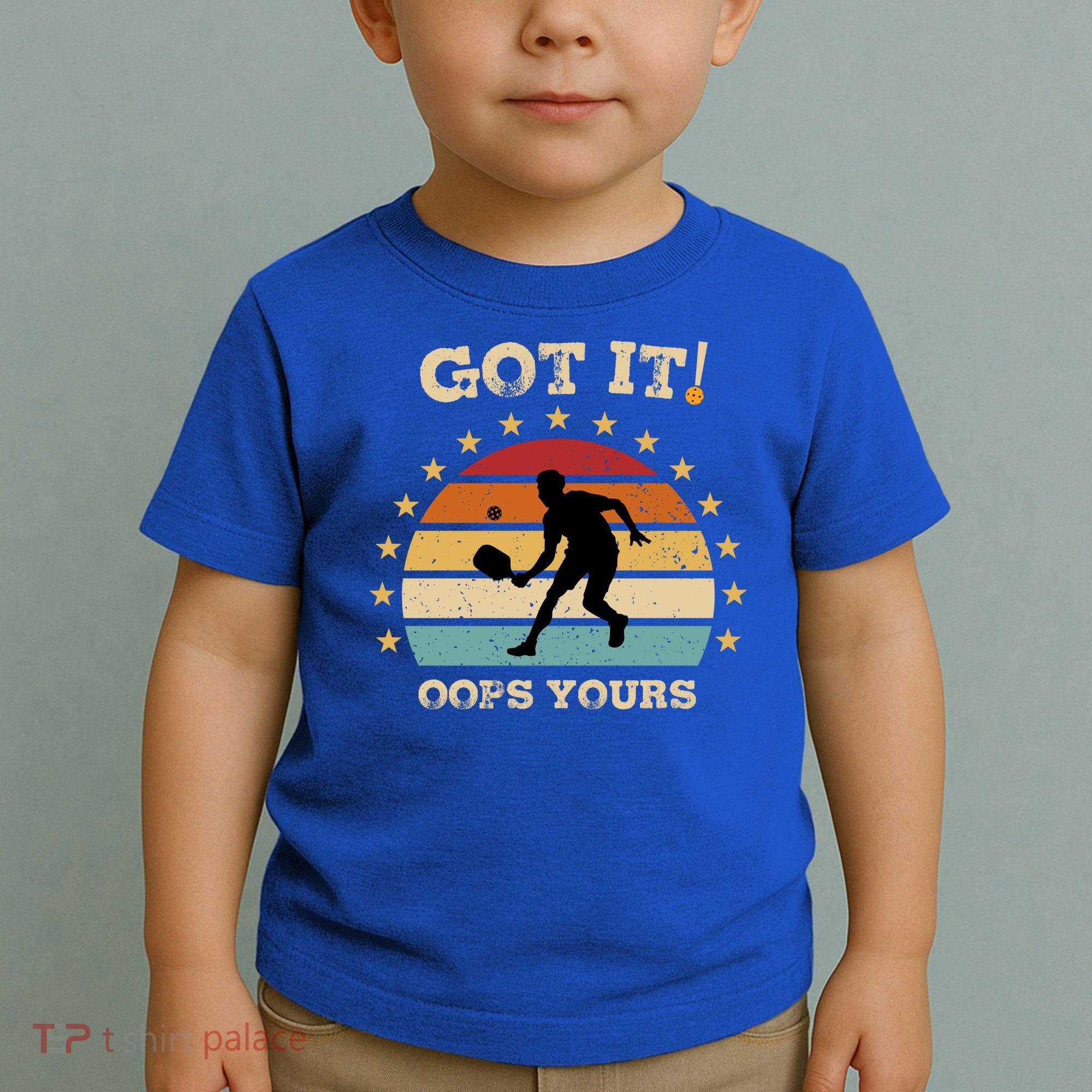 Got It Oops Yours Funny Pickleball Lovers Retro Distressed Gift Toddler T-Shirt