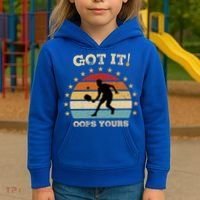 Got It Oops Yours Funny Pickleball Lovers Retro Distressed Gift Kids Hoodie thumb 3