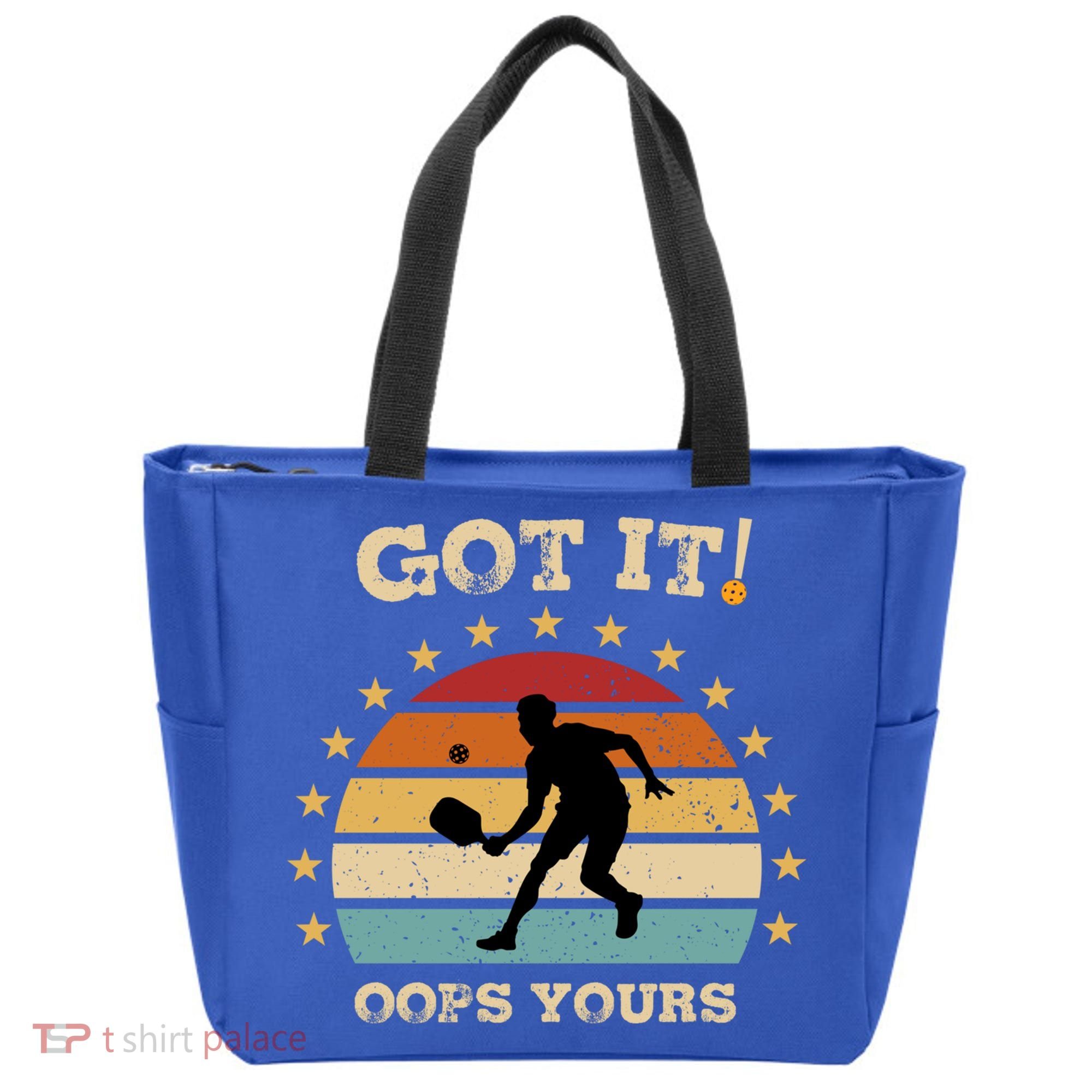 Got It Oops Yours Funny Pickleball Lovers Retro Distressed Gift Tote Bag