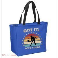 Got It Oops Yours Funny Pickleball Lovers Retro Distressed Gift Tote Bag thumb 2
