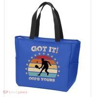 Got It Oops Yours Funny Pickleball Lovers Retro Distressed Gift Tote Bag thumb 3