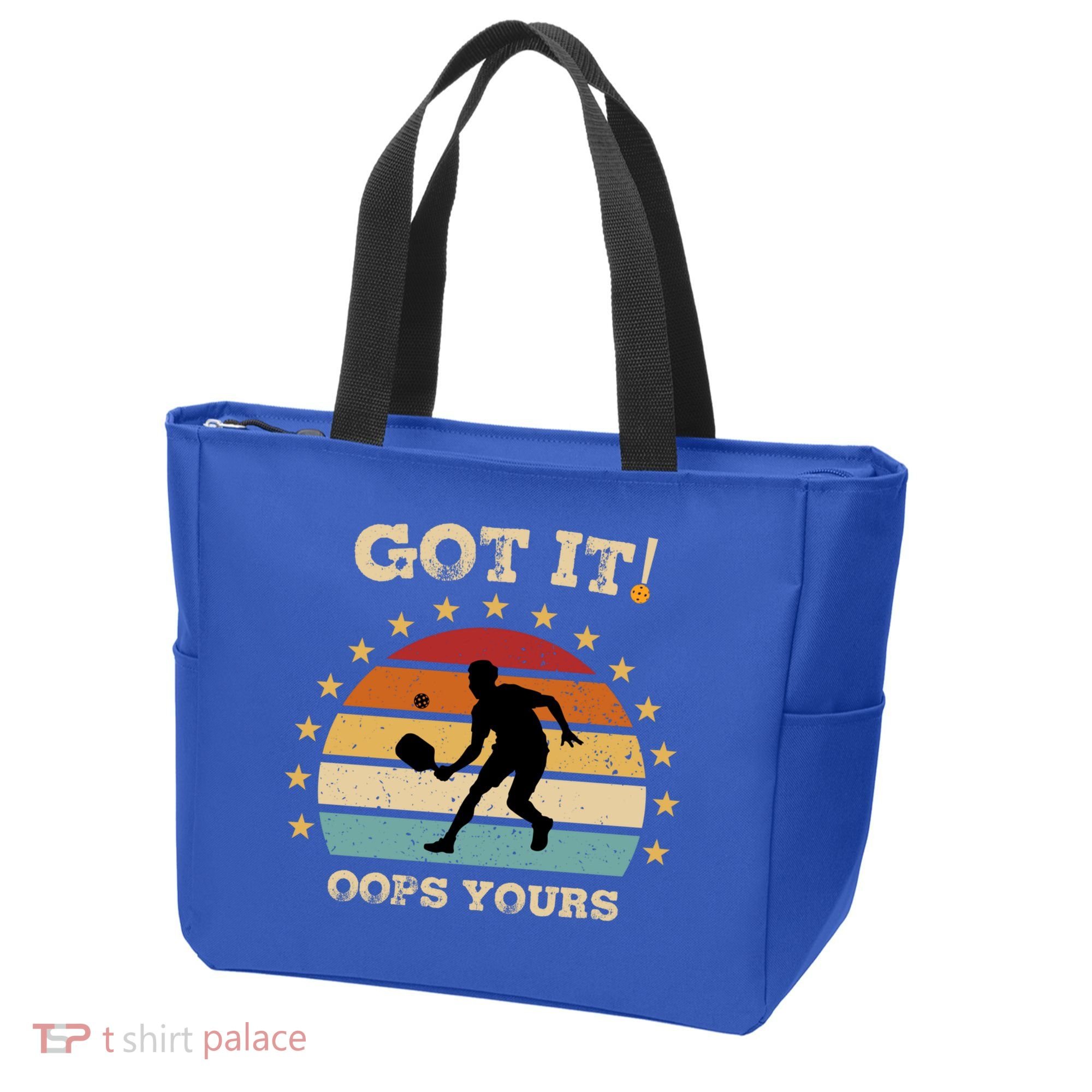 Got It Oops Yours Funny Pickleball Lovers Retro Distressed Gift Tote Bag