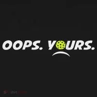 Got It.(front) Oops Yours (back) Funny Pickleball Lovers Kids Long Sleeve Shirt thumb 2