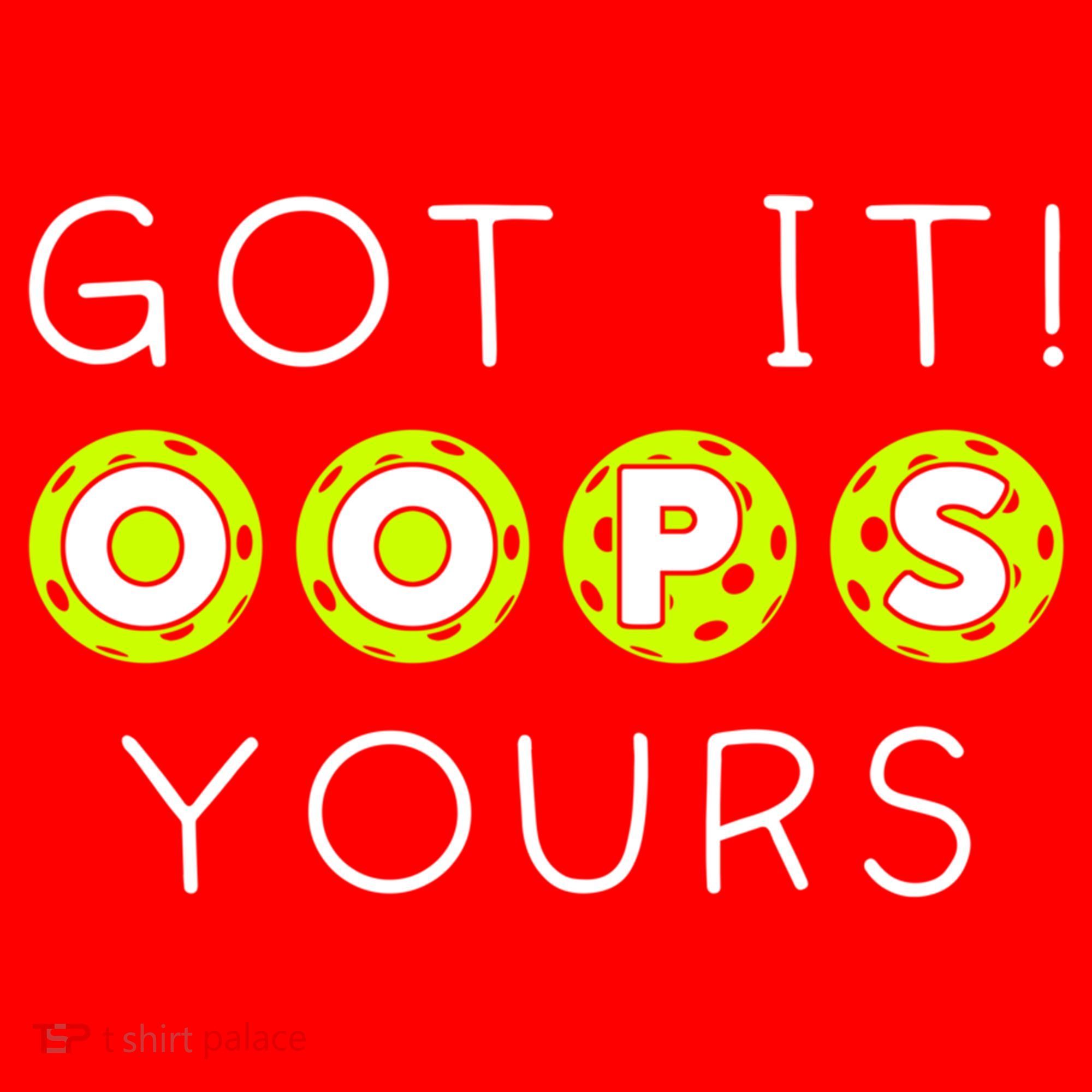Got It Oops Yours Funny Gift Funny Pickleball Lovers Sarcastic Gift Santa Hat