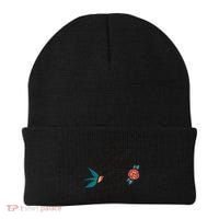 Get Inked Or Die Naked Tattoo Beanie thumb 0