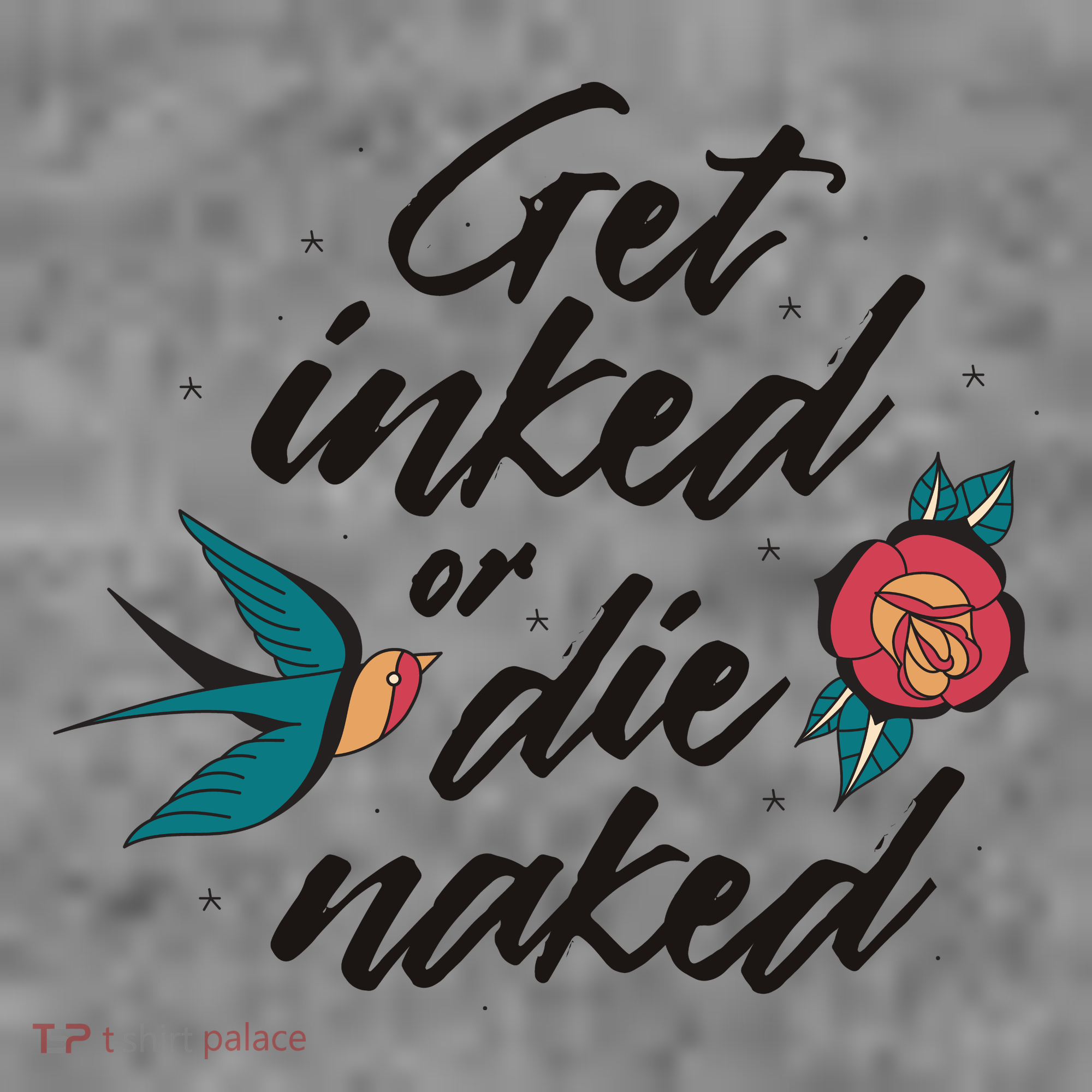 Get Inked Or Die Naked Tattoo Baby Bodysuit