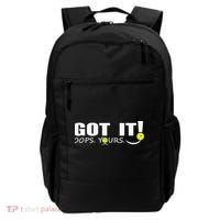 Got It Oops Yours Funny Pickleball Lovers Backpack thumb 0