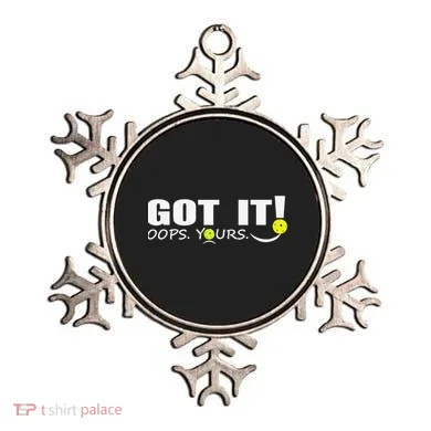 Got It Oops Yours Funny Pickleball Lovers Ornament