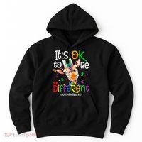giraffe its okay to be different ASD Awareness Hoodie thumb 0
