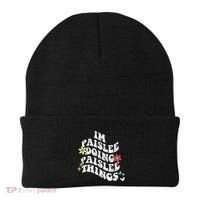 Groovy Im Paislee Doing Paislee Things Funny MotherS Day Beanie thumb 0