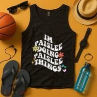 Groovy Im Paislee Doing Paislee Things Funny MotherS Day Tank Top thumb 4
