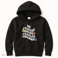 Groovy Im Paislee Doing Paislee Things Funny MotherS Day Kids Hoodie thumb 0