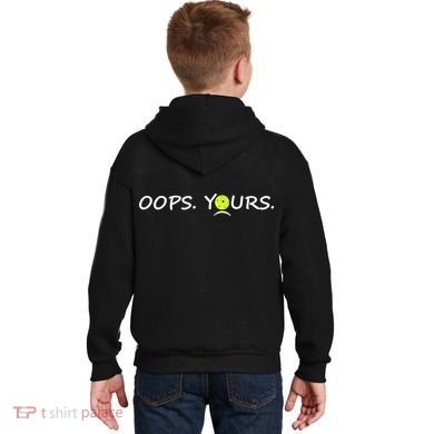 Got It Pickleball Lover Oops Yours Funny Kids Hoodie back