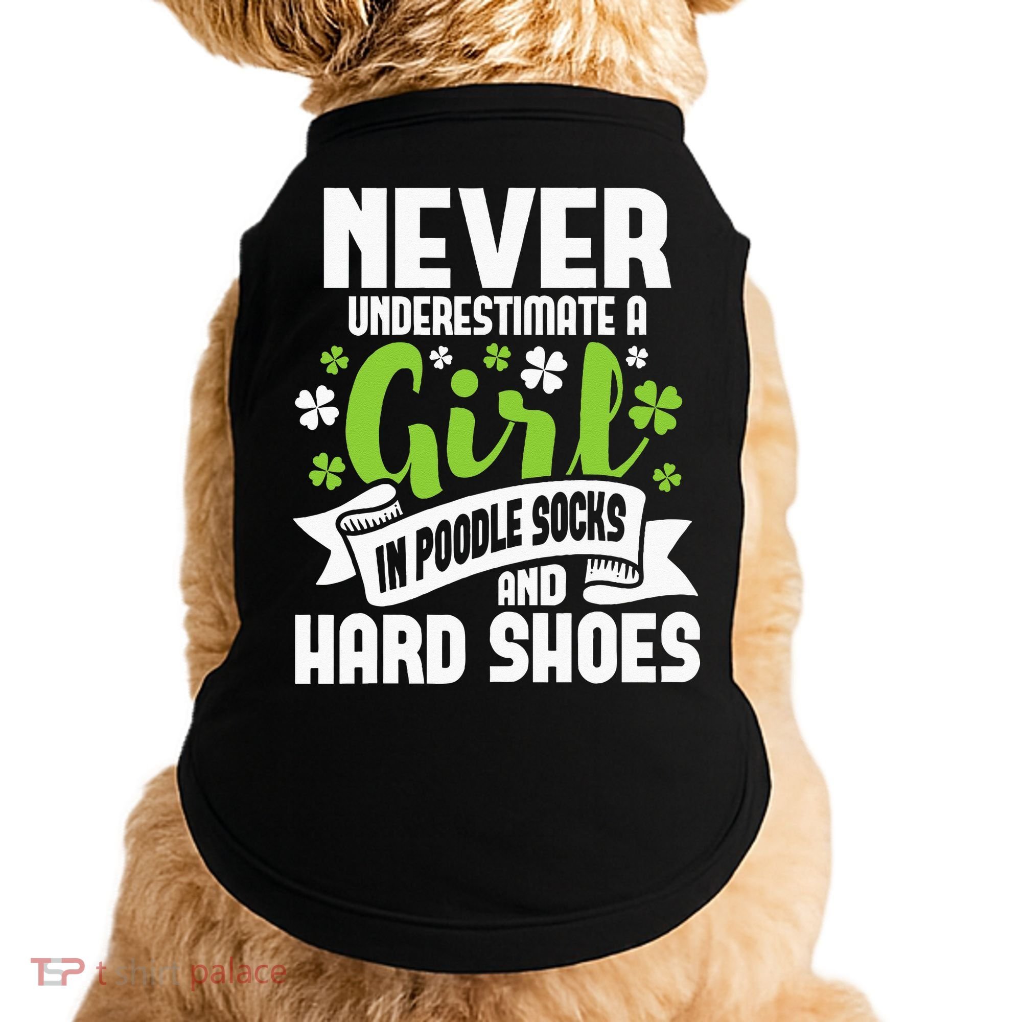 Girl In Poodle Socks Irish Dancer Ceili Reel Dance Feis Doggie Tank