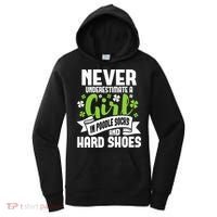 Girl In Poodle Socks Irish Dancer Ceili Reel Dance Feis Women's Hoodie thumb 0