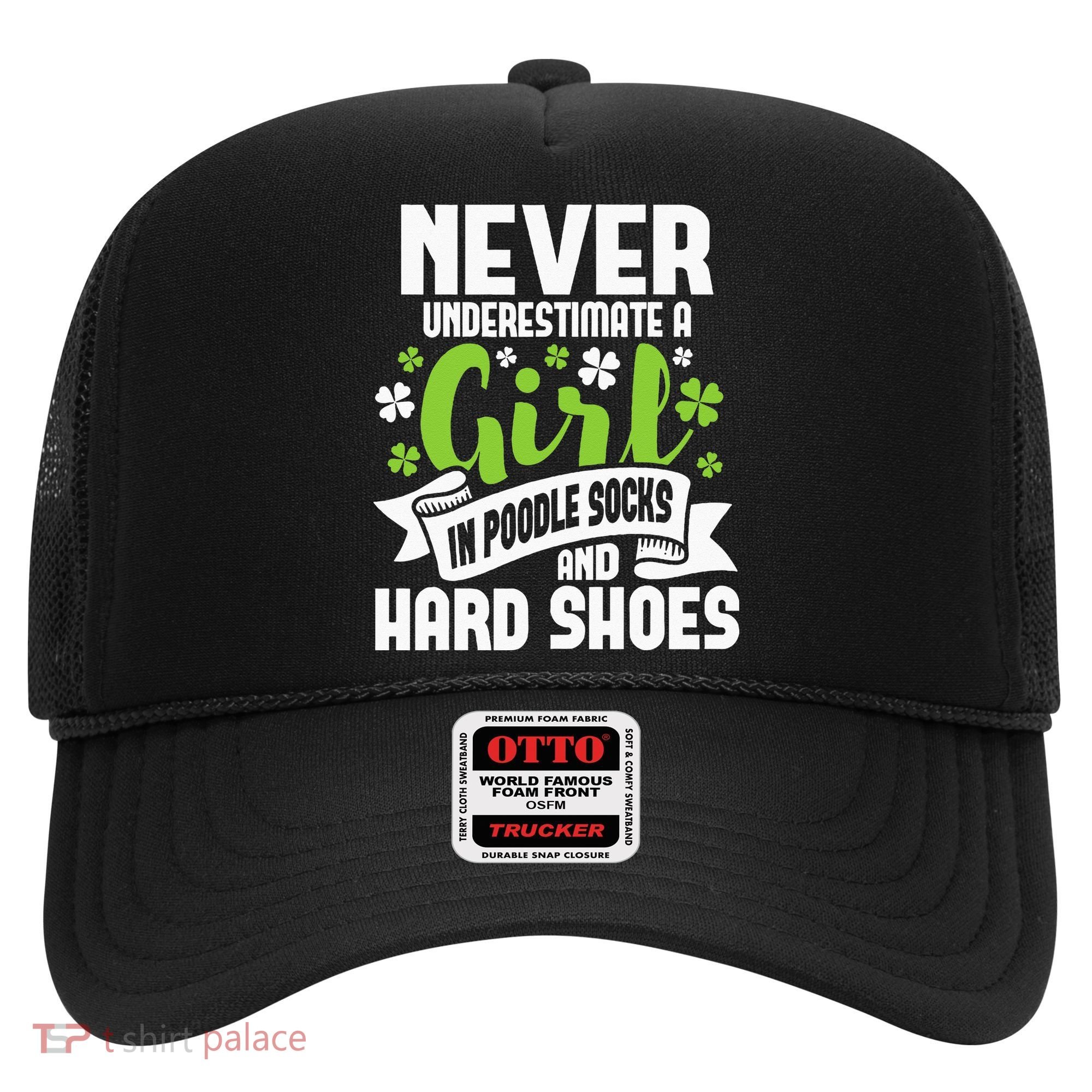 Girl In Poodle Socks Irish Dancer Ceili Reel Dance Feis Hat