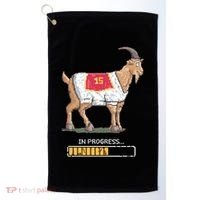 Goat In Progress Mahomes Lix Kansas City Chief Golf Towel thumb 0