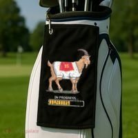 Goat In Progress Mahomes Lix Kansas City Chief Golf Towel thumb 2