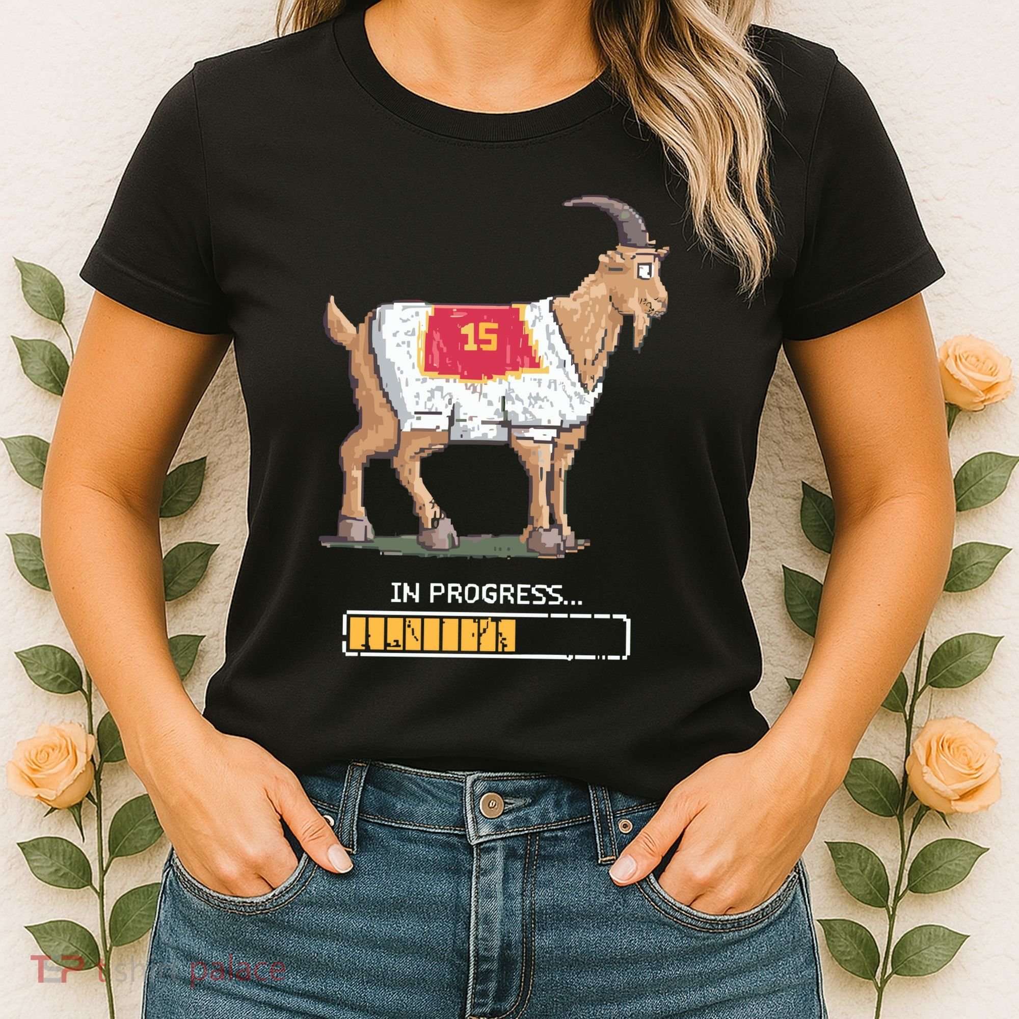 Goat In Progress Mahomes Lix Kansas City Chief Women's T-Shirt