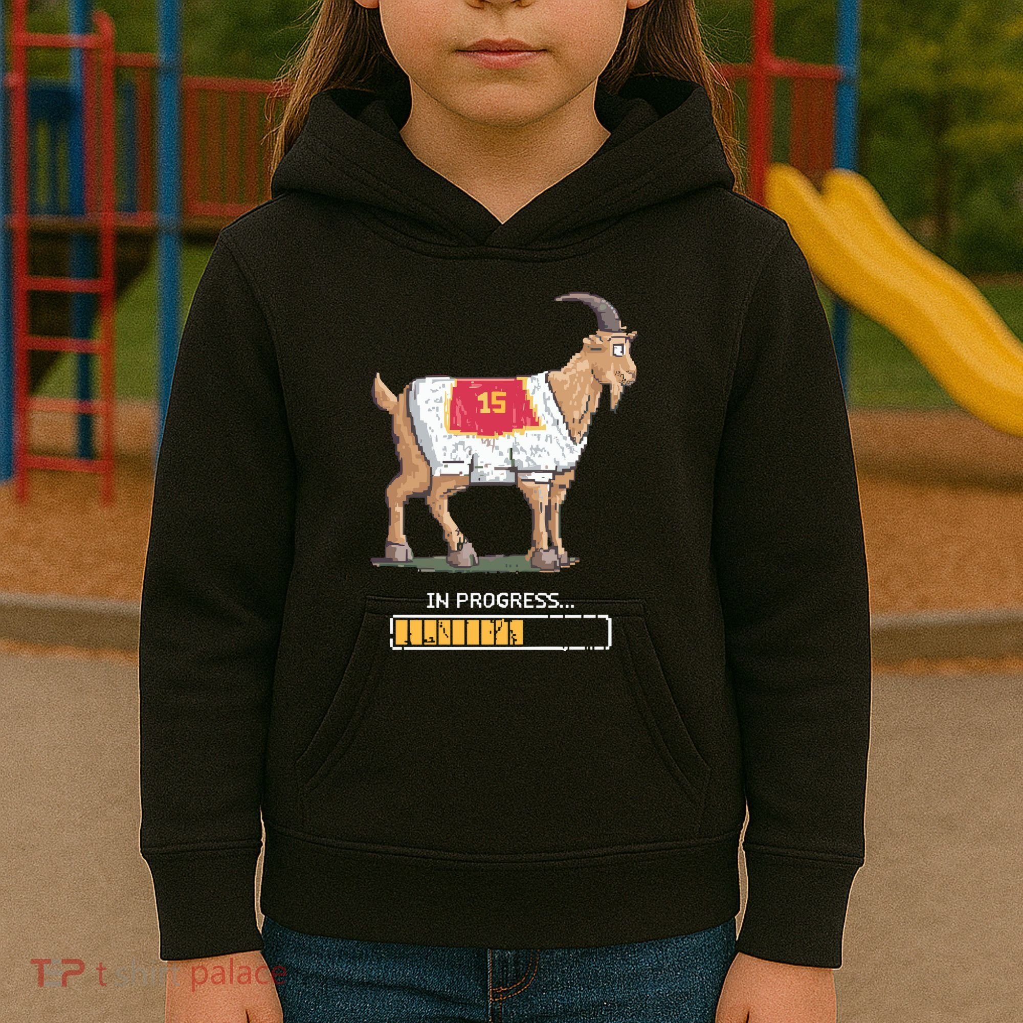 Goat In Progress Mahomes Lix Kansas City Chief Kids Hoodie