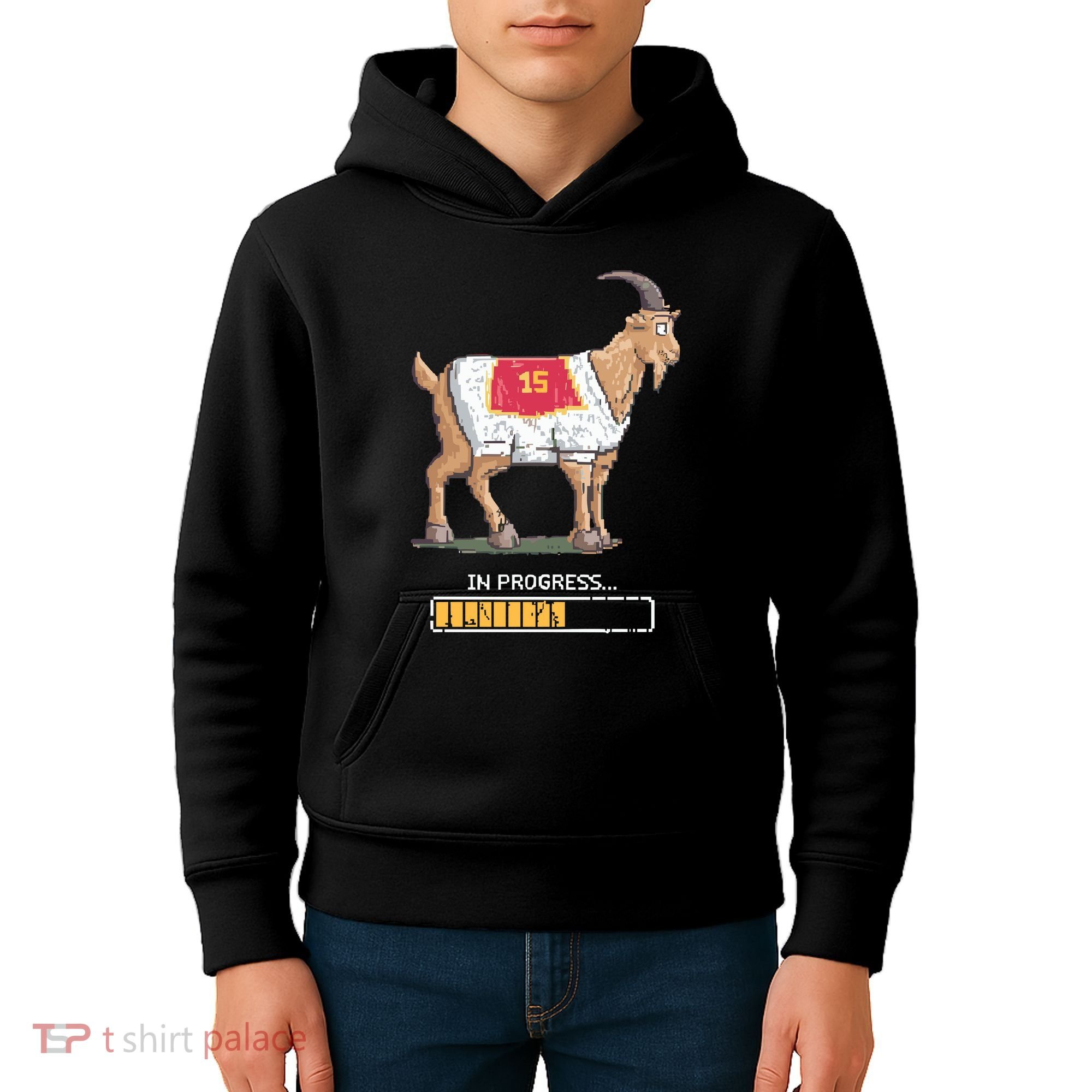 Goat In Progress Mahomes Lix Kansas City Chief Kids Hoodie