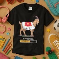 Goat In Progress Mahomes Lix Kansas City Chief Kids T-Shirt thumb 3