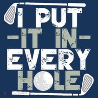Golf I Put It In Every Hole Hoodie thumb 7
