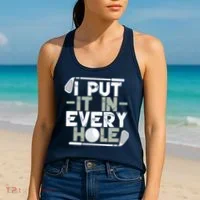 Golf I Put It In Every Hole Women's Tank Top thumb 2