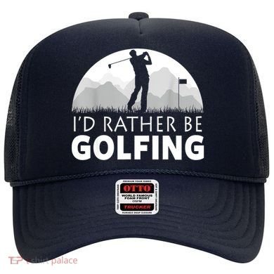Golf Id Rather Be Golfing Funny Golf Gift Hat