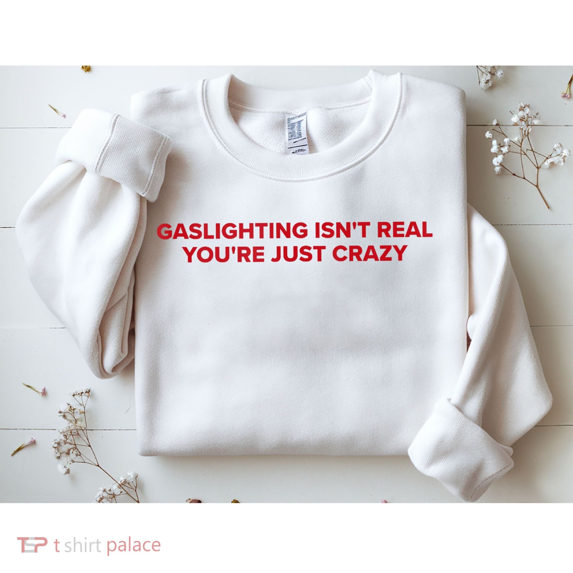 Gaslighting Isn't Real You're Just Crazy  Sweatshirt