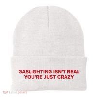 Gaslighting Isn't Real You're Just Crazy  Beanie thumb 0