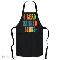 Groovy I Read Banned Books Librarian Reader Bookworm Apron thumb 0