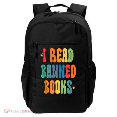 Groovy I Read Banned Books Librarian Reader Bookworm Backpack