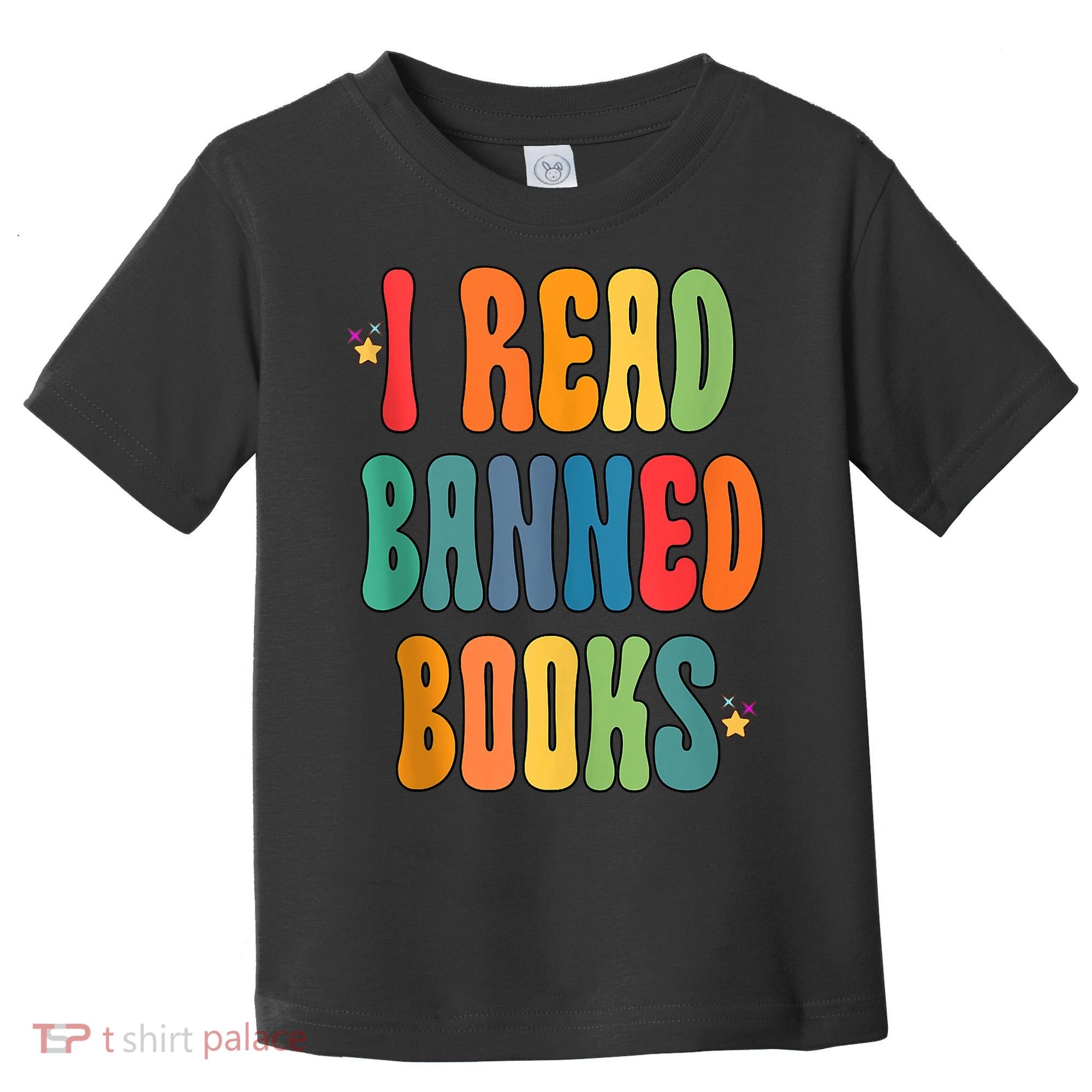 Groovy I Read Banned Books Librarian Reader Bookworm Toddler T-Shirt