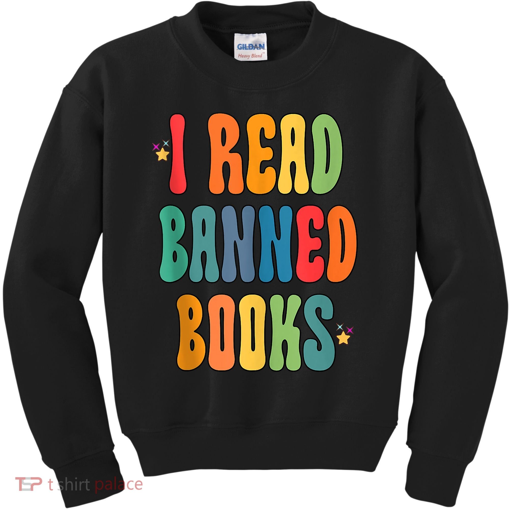 Groovy I Read Banned Books Librarian Reader Bookworm Kids Sweatshirt