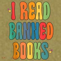 Groovy I Read Banned Books Librarian Reader Bookworm Garment-Dyed Women's Muscle Tee thumb 6