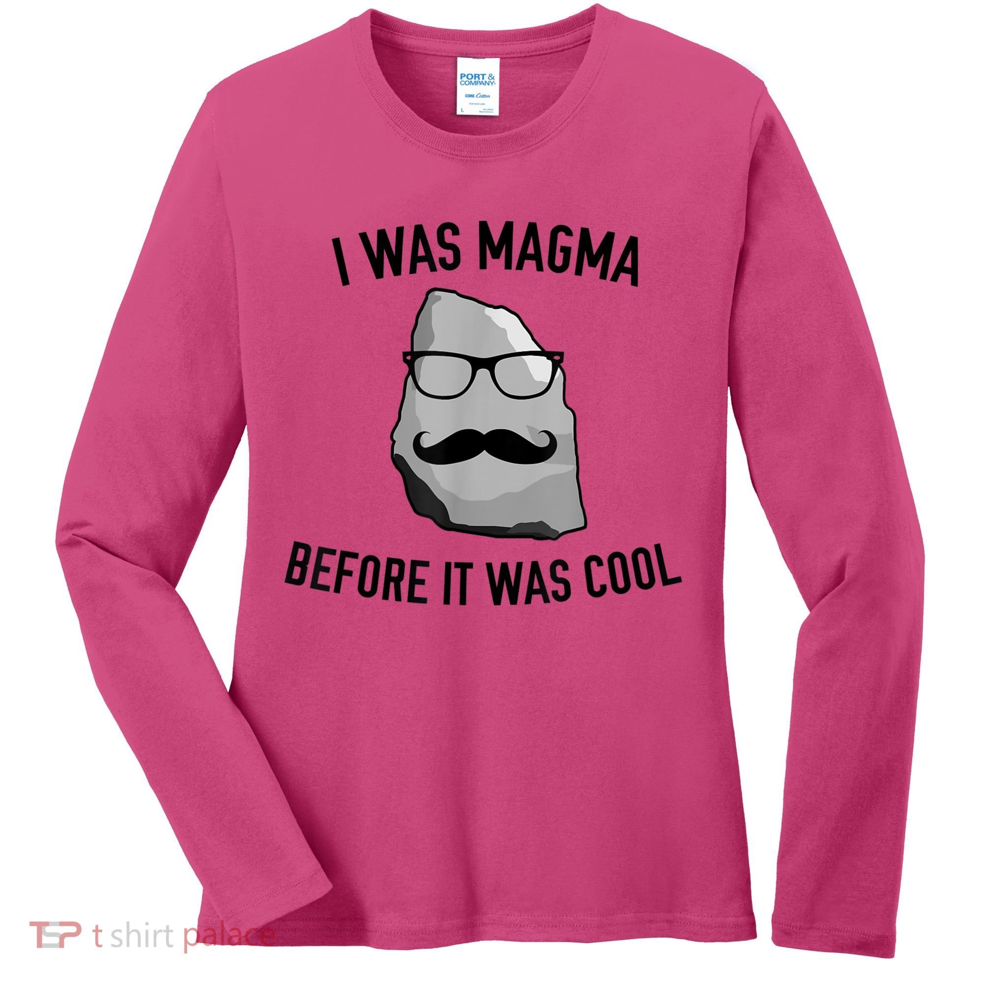 Geology Igneous Rock Magma Science Chemistry Funny Women's Long Sleeve Shirt
