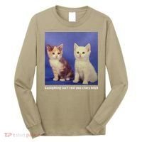 Gaslighting Isnt Real You Crazy B.I.T.C.H Funny Cat Lover Long Sleeve Shirt thumb 0