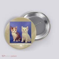 Gaslighting Isnt Real You Crazy B.I.T.C.H Funny Cat Lover Button thumb 0