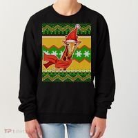 Giraffe Ugly Christmas Women's Sweatshirt thumb 0