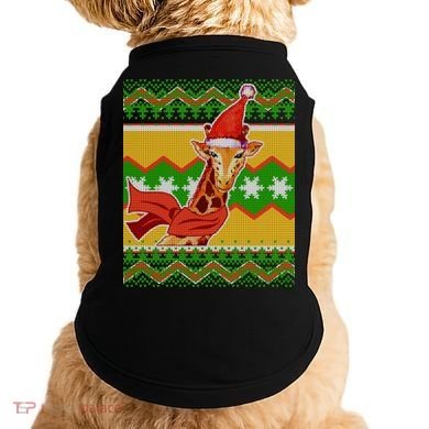 Giraffe Ugly Christmas Doggie Tank