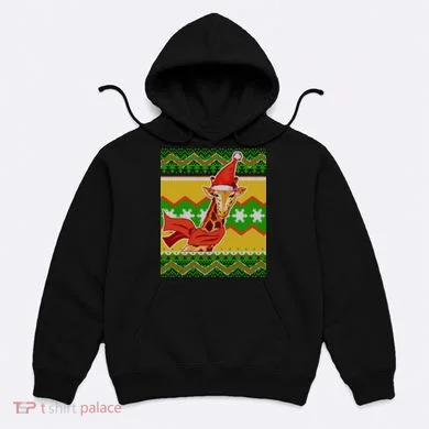 Giraffe Ugly Christmas Hoodie