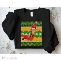 Giraffe Ugly Christmas Sweatshirt thumb 2