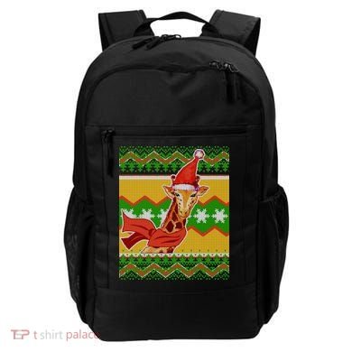 Giraffe Ugly Christmas Backpack